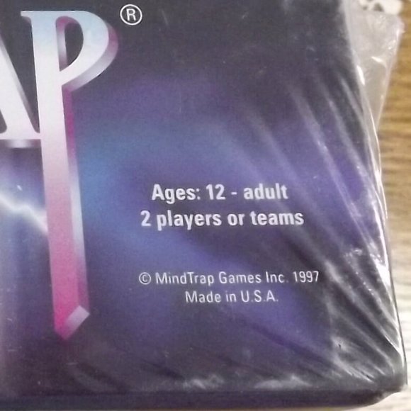 Vintage NIP MindTrap The Challenge Continues Game - Picture 4 of 5